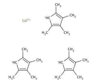 Tris(tetramethylcyclopentadienyl)gadolinium(III) (CAS 308847-85-0) - chemical structure image