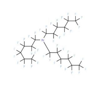 Tris(tridecafluorohex-1-yl)amine (CAS 432-08-6) - chemical structure image