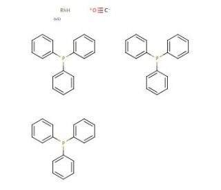 Tris(triphenylphosphine)rhodium(I) carbonyl hydride (CAS 17185-29-4) - chemical structure image