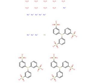 Tris(3,3′,3"-phosphinidynetris(benzenesulfonato)palladium(0) 9Na salt 9H2O (CAS 176483-72-0) - chemical structure image