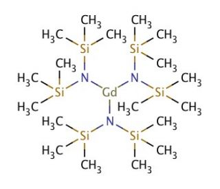 Tris[N,N-Bis(trimethylsilyl)amide]gadolinium(III) (CAS 35789-03-8) - chemical structure image