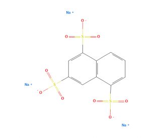 Trisodium naphthalene-1,3,5-trisulphonate (CAS 10533-44-5) - chemical structure image