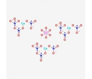 Tris[trinitratocerium(IV)] paraperiodate (CAS 94316-41-3) - chemical structure image