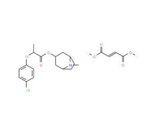 Tropanyl 2-(4-chlorophenoxy)propionate maleate - chemical structure image