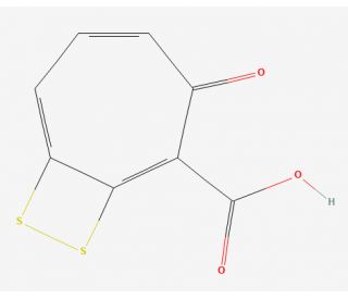 Tropodithietic acid (CAS 750590-18-2) - chemical structure image