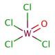 Tungsten(VI) oxychloride (CAS 13520-78-0) - chemical structure image