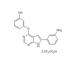 TWS 119 ditrifluoroacetate (CAS 601514-19-6 (non-salt)) - chemical structure image