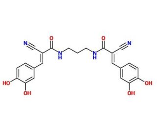 Tyrphostin AG 537 - chemical structure image