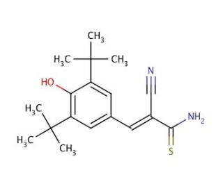 Tyrphostin AG 879 (CAS 148741-30-4) - chemical structure image
