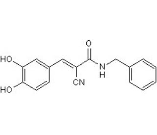 Tyrphostin B42 (CAS 133550-30-8) - chemical structure image