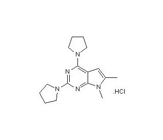 U 89843A (CAS 157013-85-9) - chemical structure image