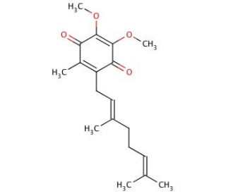 Ubiquinone-10 (CAS 606-06-4) - chemical structure image