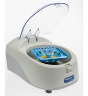UltraCruz&reg; Centrifuge, 12 place, A plug with an open lid, highlighting the secure rotor with slots for 12 tubes, perfect f
