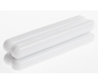 UltraCruz&reg; Magnetic Stir Bar, Polygon, 70mm, 9 O.D., PTFE coated, shown in sleek white, ideal for uniform stirring in labo 