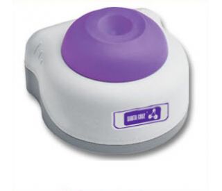 UltraCruz&reg; Mini Vortex Mixer, A Plug, Purple, featuring a compact design with a vibrant purple top. For laboratory applica 