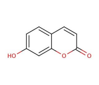 Umbelliferone (CAS 93-35-6) - chemical structure image