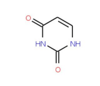Uracil-2-13C,15N2 (CAS 181517-11-3) - chemical structure image