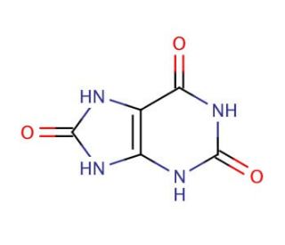 Uric acid (CAS 69-93-2) - chemical structure image