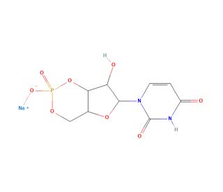 Uridine-3&prime;,5&prime;-cyclic Monophosphate Sodium Salt - chemical structure image