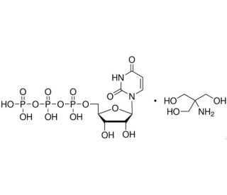 Uridine 5&prime;-triphosphate tris salt (CAS 108321-53-5) - chemical structure image