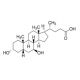 Ursodeoxycholic acid (CAS 128-13-2) - chemical structure image