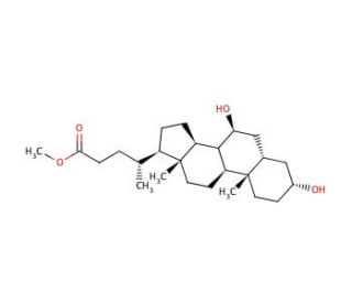 Ursodeoxycholic Acid Methyl Ester (CAS 10538-55-3) - chemical structure image