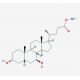 Ursodeoxycholic Acid, Sodium Salt (CAS 128-13-2 (free base)) - chemical structure image