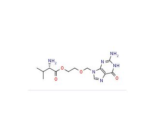 Valaciclovir (CAS 124832-26-4) - chemical structure image