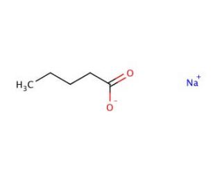 Valeric Acid Sodium Salt (CAS 6106-41-8) - chemical structure image