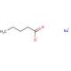 Valeric Acid Sodium Salt (CAS 6106-41-8) - chemical structure image