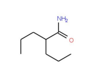 Valpromide (CAS 2430-27-5) - chemical structure image