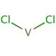 Vanadium(II) chloride (CAS 10580-52-6) - chemical structure image