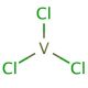 Vanadium(III) chloride (CAS 7718-98-1) - chemical structure image