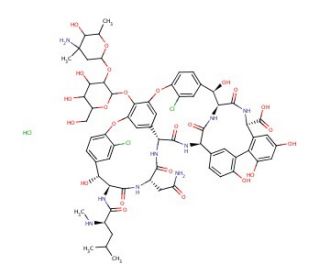 Vancomycin Hydrochloride (CAS 1404-93-9) - chemical structure image