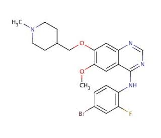 Vandetanib (CAS 443913-73-3) - chemical structure image