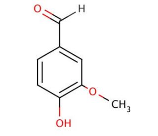 Vanillin (CAS 121-33-5) - chemical structure image