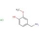 Vanillylamine Hydrochloride (CAS 7149-10-2) - chemical structure image
