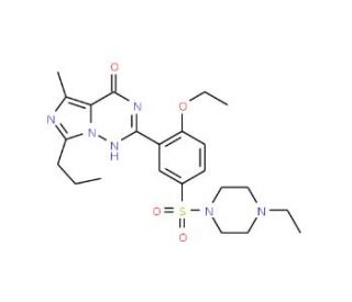 Vardenafil (CAS 224785-90-4) - chemical structure image