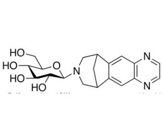 Varenicline N-Glucoside (CAS 873302-31-9) - chemical structure image