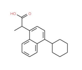 Vedaprofen (CAS 71109-09-6) - chemical structure image