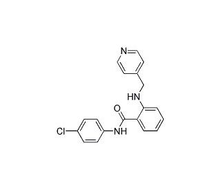 VEGFR Tyrosine Kinase Inhibitor II (CAS 269390-69-4) - chemical structure image
