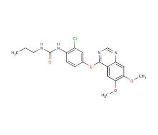 VEGFR Tyrosine Kinase Inhibitor III, KRN633 (CAS 286370-15-8) - chemical structure image