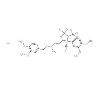 Verapamil-d6 Hydrochloride - chemical structure image
