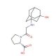 Vildagliptin Carboxylic Acid Metabolite (CAS 565453-40-9) - chemical structure image