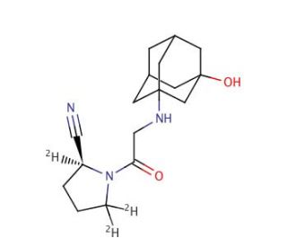 Vildagliptin-d3 - chemical structure image