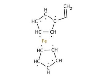 Vinylferrocene (CAS 1271-51-8) - chemical structure image