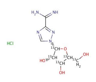 Viramidine-13C5 Hydrochloride - chemical structure image