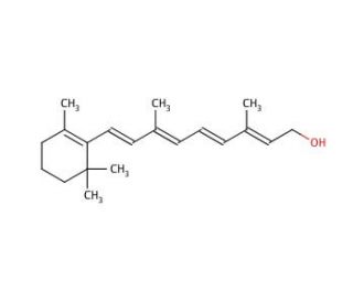 Vitamin A (CAS 68-26-8) - chemical structure image
