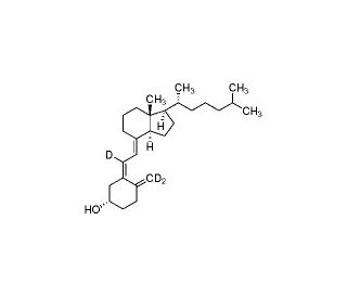 Vitamin D3 (6,19,19-d3) (CAS 80666-48-4) - chemical structure image