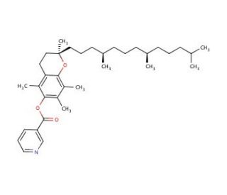 vitamin e nicotinate (CAS 43119-47-7) - chemical structure image